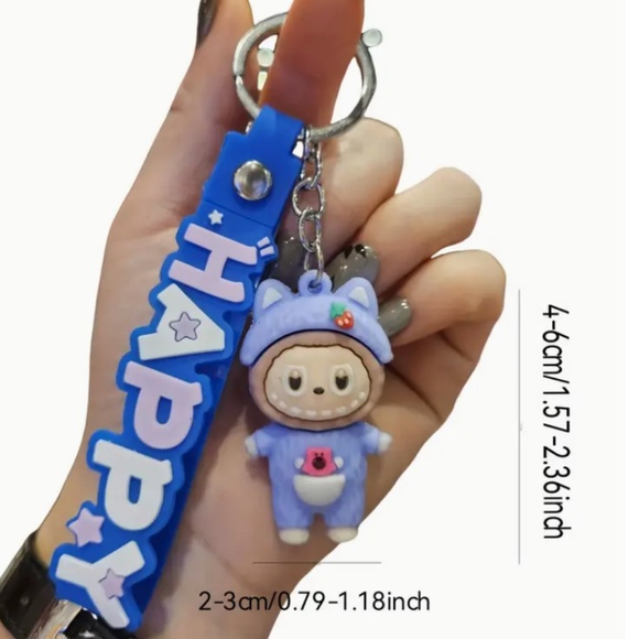 Fashionable Durable Plastic Keychain New - Picture 6 of 11
